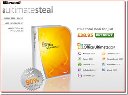 Msoffice 2007 Ultimate price